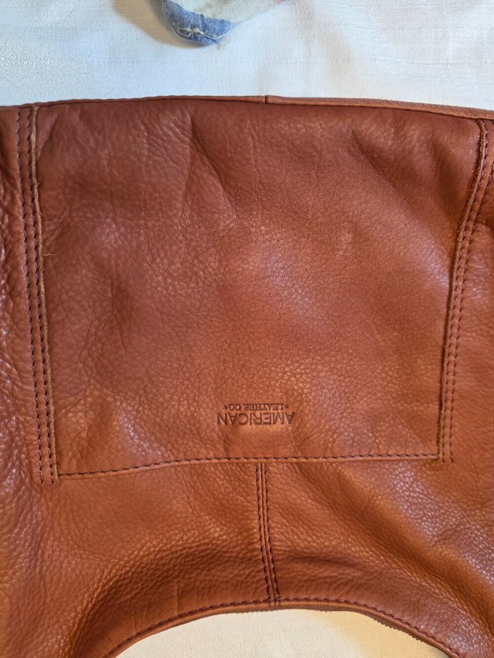 American Leather Co. Brown 100% Genuine Leather Handbag - Picture 9 of 11